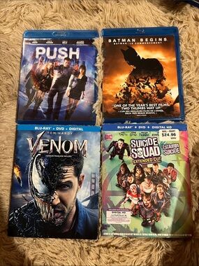 Assorted Superhero (Antihero) Blu-ray Movie Collection - x4 Films